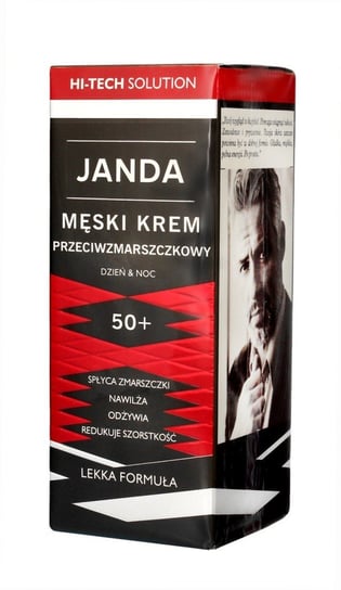 JANDA Men Męski Krem 50+ przeciwzmarszczkowy na dzień i noc 50ml Janda