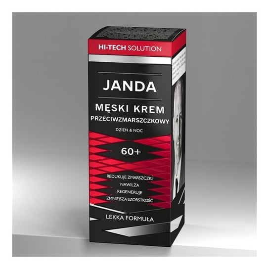 Janda, Men, męski krem przeciwzmarszczkowy 60+, 50 ml Janda