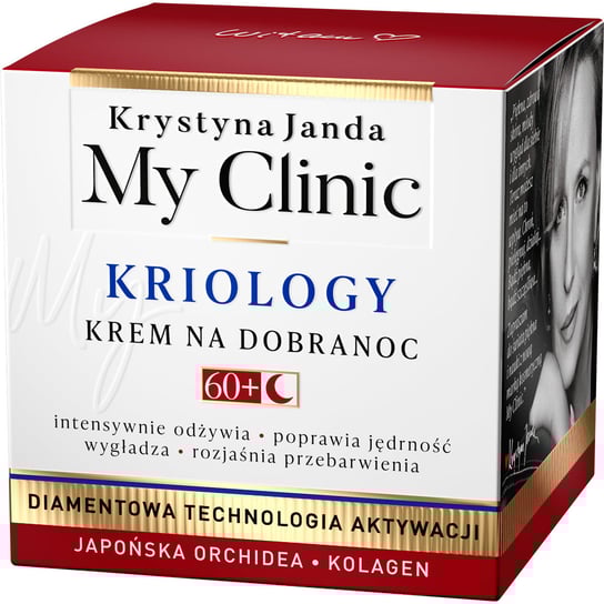 JANDA, My Clinic Kriology, Krem na dobranoc 60+, 50 ml JANDA