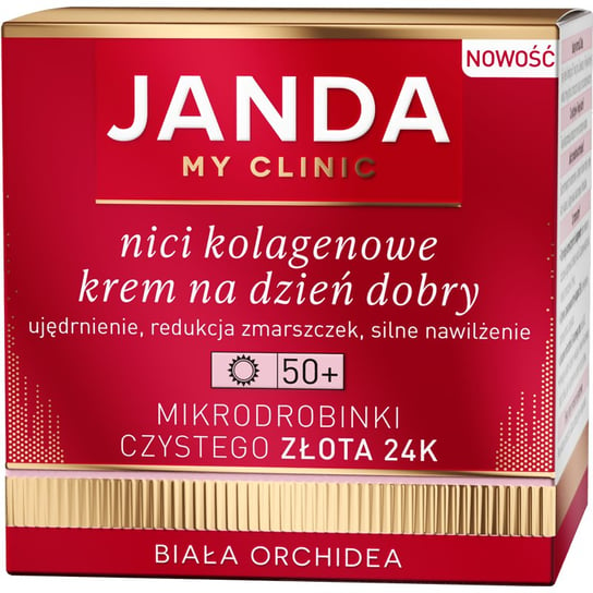 JANDA, Nici kolagenowe krem do twarzy na dzień dobry 50+, 50ml JANDA