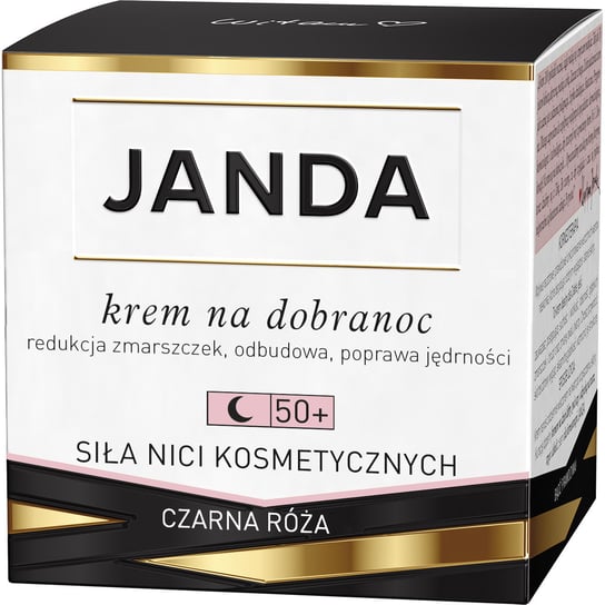 Janda, Siła nici kosmetycznych, Krem na dobranoc 50+, 50 ml Janda