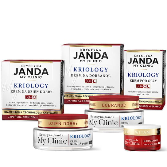 JANDA, Zestaw My Clinic Kriology 50+, 3 szt. JANDA