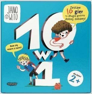 Jano i Wito.  10 w 1, gra planszowa,Mamania Mamania