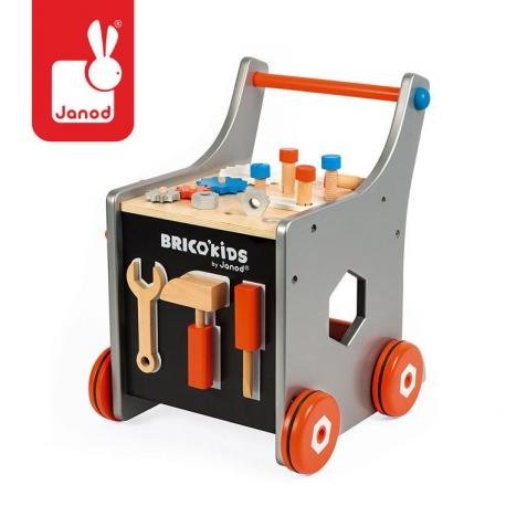 Janod, wózek warsztat magnetyczny z narzędziami Brico ‘Kids Janod