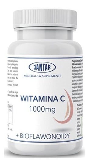 Jantar, suplement diety Witamina c 1000mg i bioflawonoidy, 90 kapsułek JANTAR