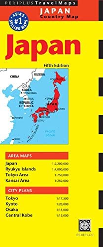 Japan Travel Map Fifth Edition Periplus Editions
