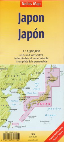 Japonia. Mapa 1:1 500 000 Opracowanie zbiorowe