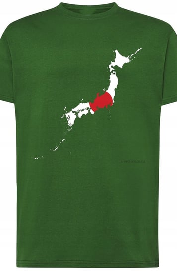 Japonia Męski T-Shirt Modny Nadruk Azja Logo R.3XL Inna marka