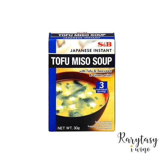 Japońska Zupa Miso z Tofu Instant [Ready to Eat] "Instant Tofu Miso Soup" 30g S&B S&B