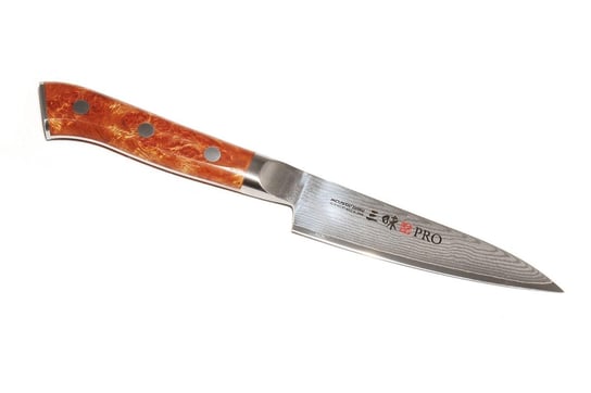 Japoński nóż kuchenny ze stali damasceńskiej PETTY 110 mm Mcusta Zanmai