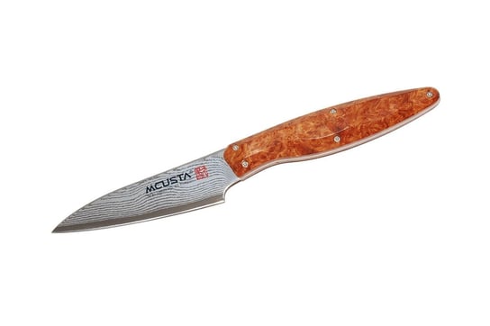 Japoński nóż kuchenny ze stali damasceńskiej PETTY 90 mm Mcusta Zanmai