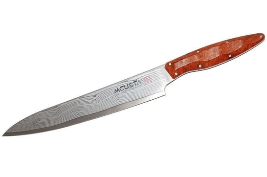 Japoński nóż kuchenny ze stali damasceńskiej SLICER 220 mm Mcusta Zanmai