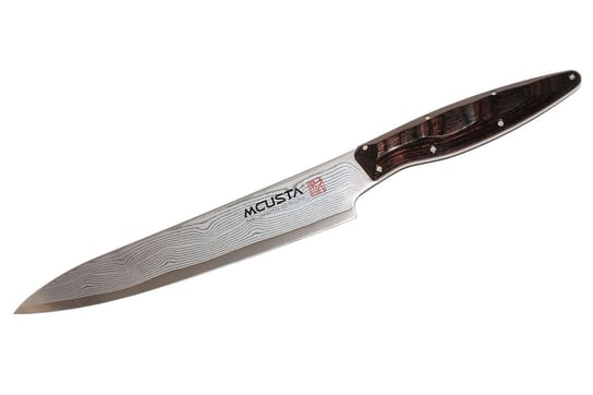 Japoński nóż kuchenny ze stali damasceńskiej SLICER 225 mm Mcusta Zanmai