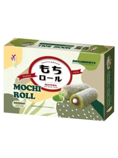 Japońskie Mochi Roll Ryżowe Ciastka Z Kremowym Nadzieniem I Matcha Kuchnia Azjatycka Love&Love 150g Inna marka