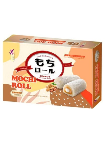Japońskie Mochi Roll Ryżowe Ciastka Z Kremowym Nadzieniem I Orzeszkami Kuchnia Azjatycka Love&Love 150g Inna marka