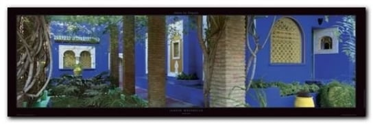 Jardin Majorelle plakat obraz 95x33cm Wizard+Genius