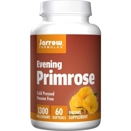 Jarrow Evening Primrose (olej z wiesiołka)  - Suplement diety, 60 kaps. miękkich Jarrow