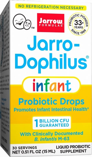 Jarrow Formulas Jarro-Dophilus Infant Probiotic (Probiotyk dla niemowląt) 15 ml w kroplach Jarrow