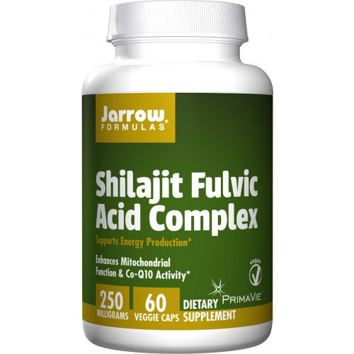 Jarrow Formulas Shilajit Fulvic Acid Complex  Suplement diety, 60 kaps. wegańskich Jarrow