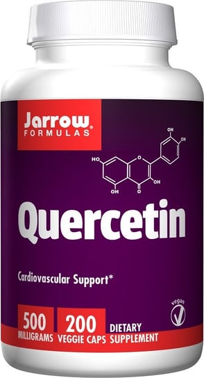 Jarrow Quercetin 500mg (Kwercetyna)  Suplement diety, 200 kaps. Jarrow Formulas