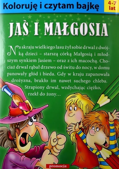 Jaś i Małgosia. Koloruję i czytam bajkę Żukowski Jarosław