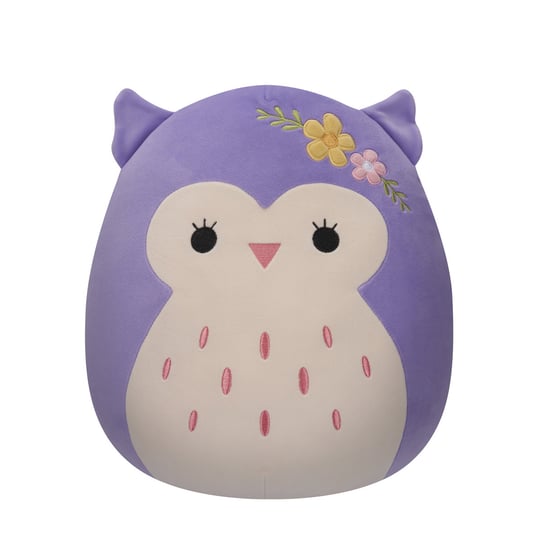 JAS SQM 30CM WIELKANOC F (Holly - Purple Owl With Flower Pin) JAS SQUISHMALLOWS