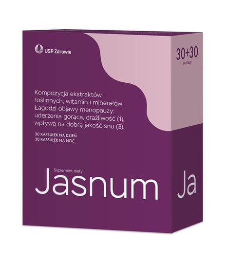 Jasnum, suplement diety, 30+30 kapsułek USP Zdrowie