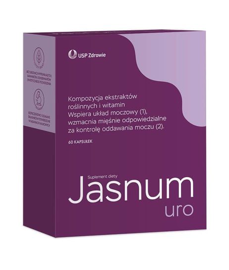 Jasnum uro, suplement diety, 60 kapsułek USP Zdrowie