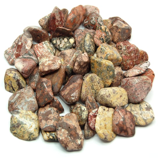 Jaspis lamparci (leopardyt), naturalny kamień bębnowany (2-3 cm) The Best Life