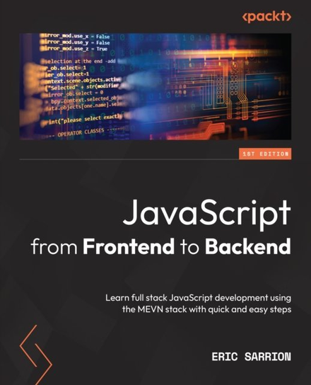 JavaScript from Frontend to Backend [DRM] - ebook PDF Eric Sarrion