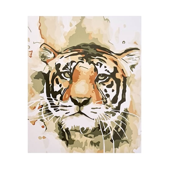 Jawi, malowanie po numerach, tygrys Jawi
