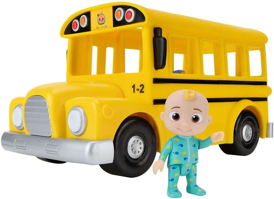 Jazwares, interaktywny autobus szkolny Cocomelon, CMW0015 JAS COCOMELON