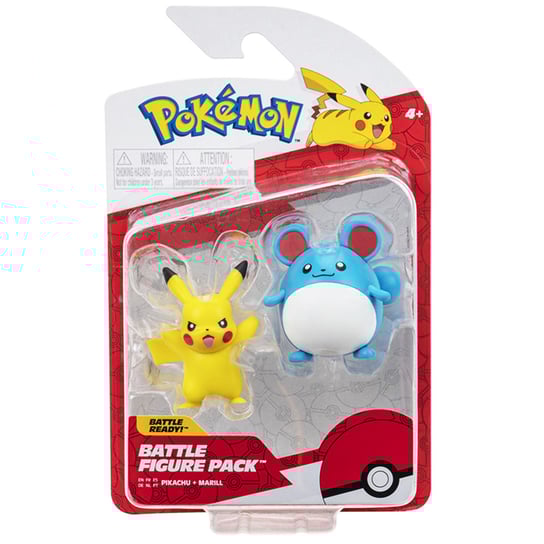 Jazwares, Zestaw figurek Pokemon: Marill & Pikachu, Battle Figure!, PKW2646 JAS POKEMON