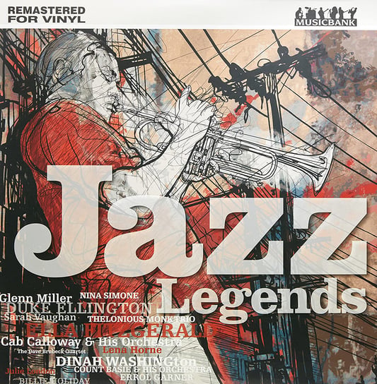 Jazz Legends (Limited Edition) (Remastered) Brubeck Dave, Monk Thelonious, Ellington Duke, Miller Glenn, Fitzgerald Ella, Simone Nina, Dinah Washington, Vaughan Sarah, Holiday Billie