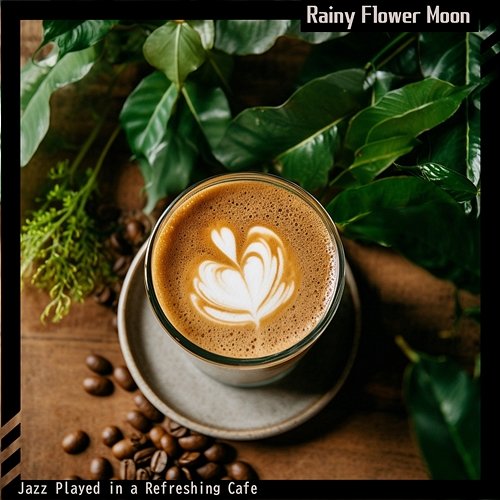 Jazz Played in a Refreshing Cafe Rainy Flower Moon