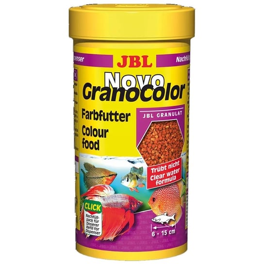 Jbl Novogranocolor Refill 250Ml - Pokarm Podstawowy W Granulacie Dla Ryb Jbl
