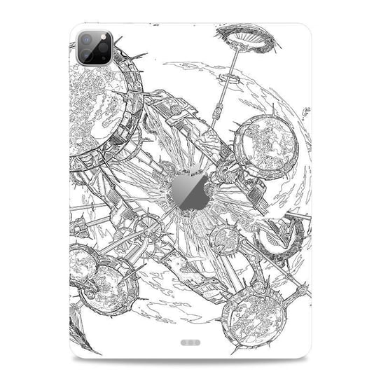 JCPal ElloArtist PopGuard Protective Film Space Castle (White Background) / for iPad Pro11-inch (2020)- Top Skin JCPAL