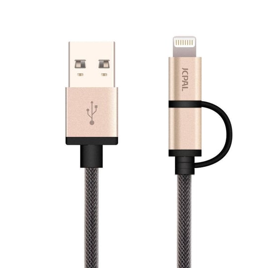 JCPAL Mesh Lightning - Kabel Lightning / micro USB z odwracalnym USB 1,5m JCPAL