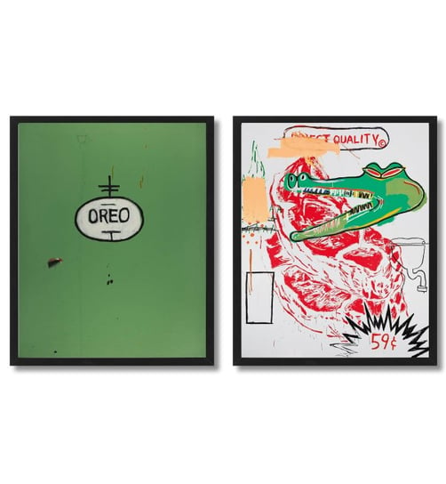 Jean-Michel Basquiat, Abstrakcje, Oreo I Krokodyl DEKORAMA