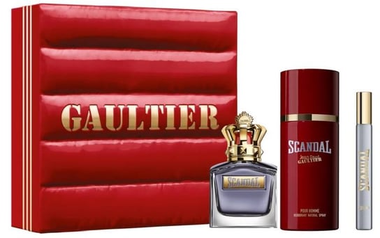 Jean Paul Gaultier Scandal Pour Homme, Zestaw perfum, 3 szt. Jean Paul Gaultier
