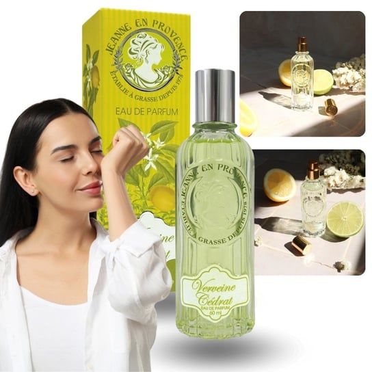 Jeanne en Provence - Verveine Cédrat perfum cytrusowy, świeży zapach dla kobiet 60ml Jeanne en Provence