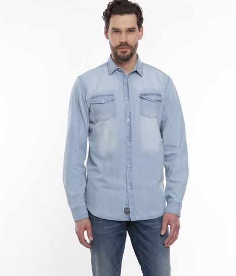 Jeansowa koszula regular MIKO 5483 LIGHT BRUSHED USED-XL Lee Cooper