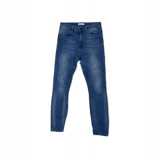 Jeansowe niebieskie spodnie damskie ZARA DENIM 38 Zara