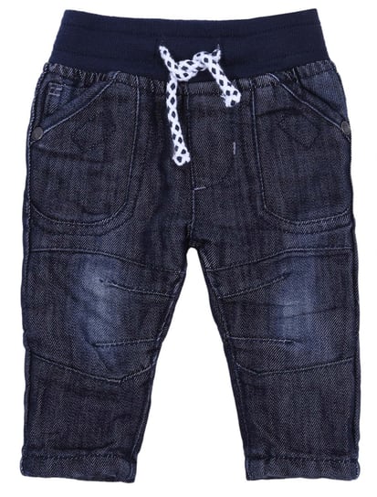 Jeansowe spodnie z gumką DENIM CO 3-6 m 68 cm sarcia.eu