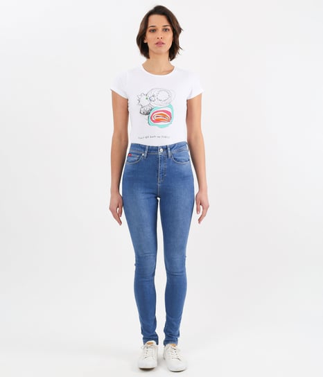 Jeansy damskie skinny DAILY 2519 LIGHT USED-27\28 Lee Cooper