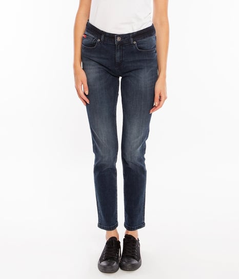 Jeansy damskie slim LC135 1718 BLUE BLACK USED-27\32 Lee Cooper