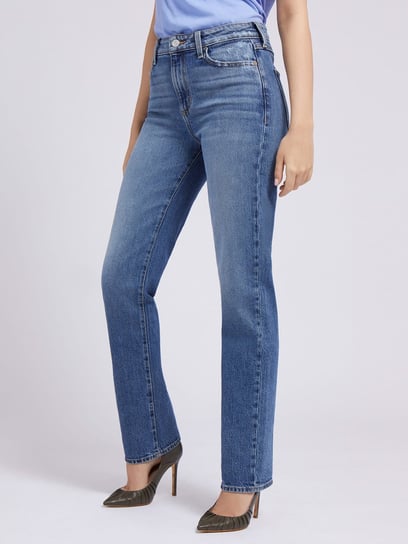 Jeansy Guess Straight W2BA08 D4K30 BLUV 25 32 GUESS
