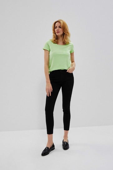 Jeansy medium waist-L Moodo