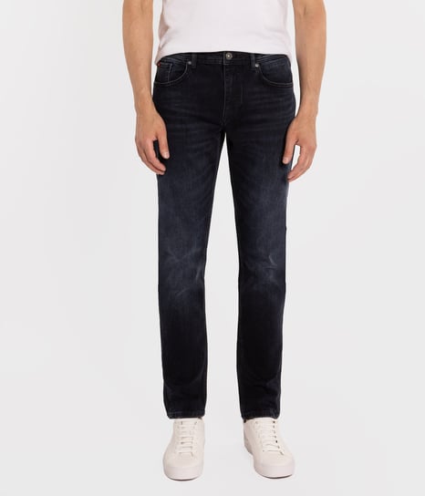 Jeansy męskie comfort slim DENZEL 2701 BLUE BLACK USED-31\32 Lee Cooper