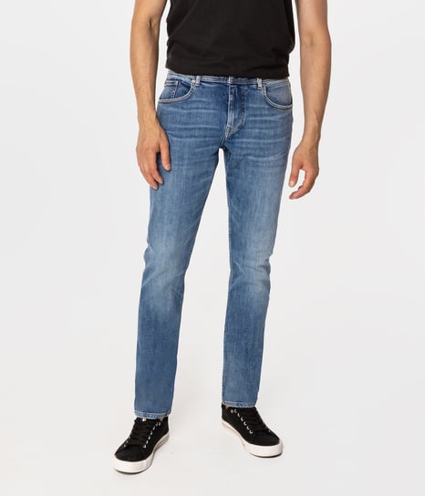 Jeansy męskie comfort slim DENZEL 3007 BRUSHED USED-30\32 Lee Cooper